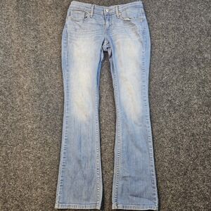 Levi's 524 Bootcut Jeans Womens 5 W27 L32 Light Wash Stretch Denim